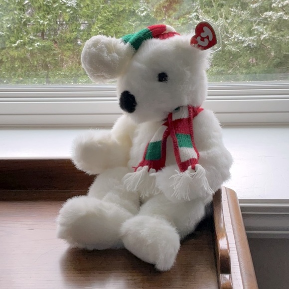 Large 15” Ty Holiday Christmas Teddy Bear plush. - Picture 7 of 9